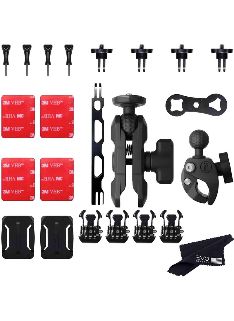 Insta360 Insta360 Complete Motorcycle Bundle Mounting Kit for ONE X3X2X 360 Cameras  Compatible with ONE RRS EVO and GoPro 11109MAX  - Image 1