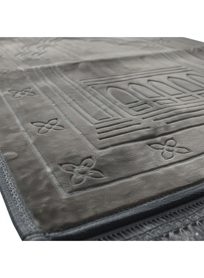 Baytak Prayer Mat with Thick Raschel Velvet, Prayer Rug Muslim Mat, Large Praying Mat Comfortable and Non-Slip Carpet,118x80cm - Image 3