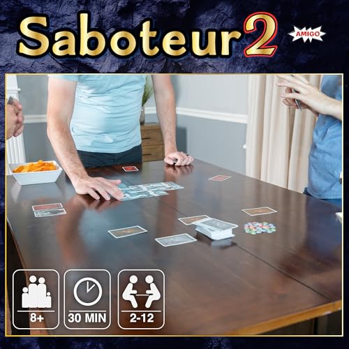 Amigo Expansion Pack - Saboteur 2 - Exciting Gold-Digging Strategy Card Game for 2-12 Players, Ages 8+ - Image 5
