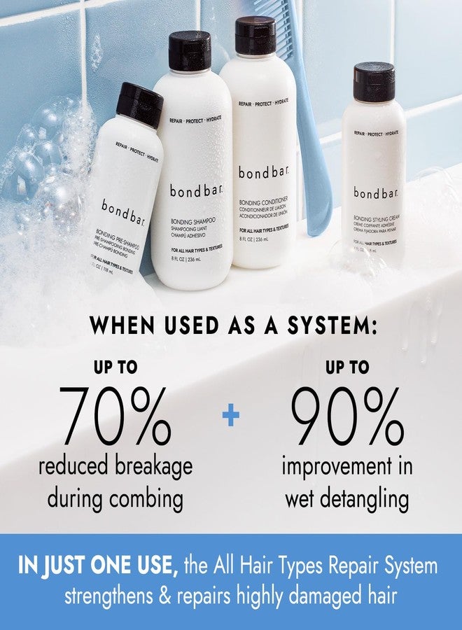 Bondbar Conditioner for Damaged Hair, Repairs, Protects, Strengthens & Hydrates All Hair Types & Textures, Vegan, Cruelty-Free, 8 Fl. Oz. - Image 5