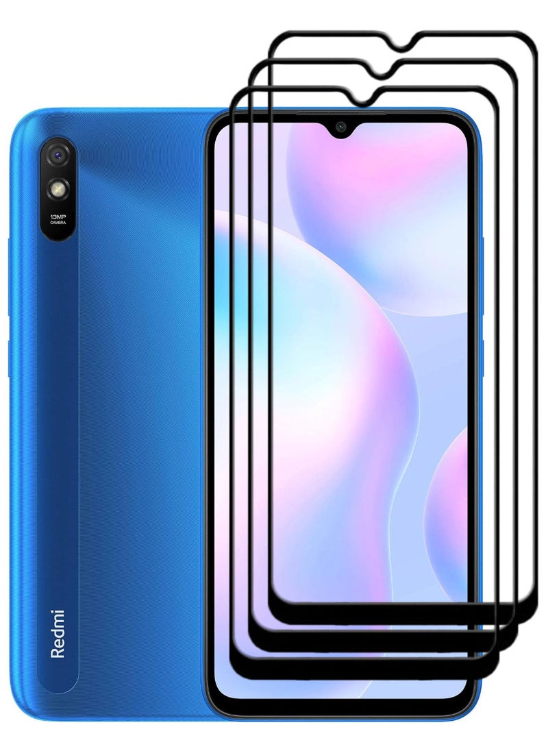 ACLIX 3 Pieces Antistatic ESD Dustproof Premium Quality High Definition Tempered Glass Screen Protector Designed For Xiaomi Redmi 9A - Image 1