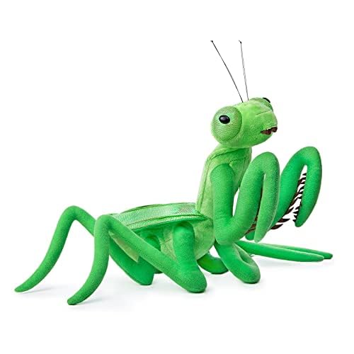 ZHONGXIN MADE Simulation Green Big Sword Mantis Plush Toy Soft Mantis Stuffed Animal 14 inch Soft Toy for Kids - Image 1