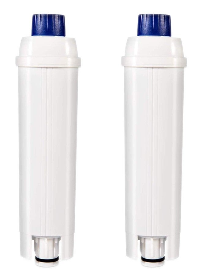 PUREUP 2 packs Water Filter Compatible with Longhi Filter DLSC002 ECAM, ETAM, DLS C002, EC680, EC800, Water Filter Cartridges Activated Carbon Softener - Image 1
