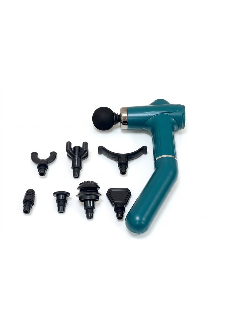 Powerful Portable Deep Tissue Percussion Massage Gun with Heat for Athletes, Handheld Electric Back Massager - Image 1