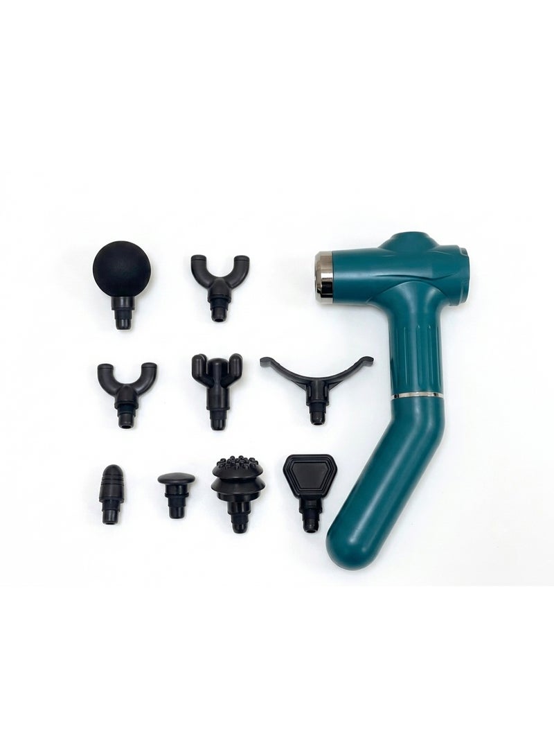 Powerful Portable Deep Tissue Percussion Massage Gun with Heat for Athletes, Handheld Electric Back Massager - Image 2