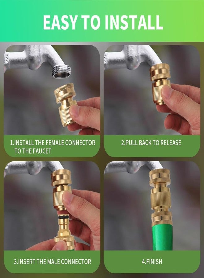 PELTEFLU Garden Water Pipe Quick Connect (6 Set) - Image 4