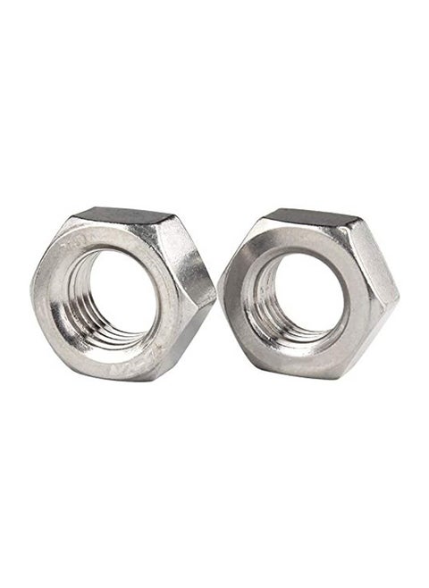 SS304 Metric Hex Nut M2, M2.5, M3, M4, M5, M6, M8, M10, M12, M14, M16, M18, M20 (Pack of 10)