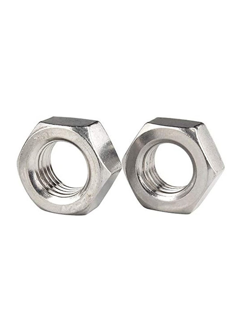 SS304 Metric Hex Nut M2, M2.5, M3, M4, M5, M6, M8, M10, M12, M14, M16, M18, M20 (Pack of 10)