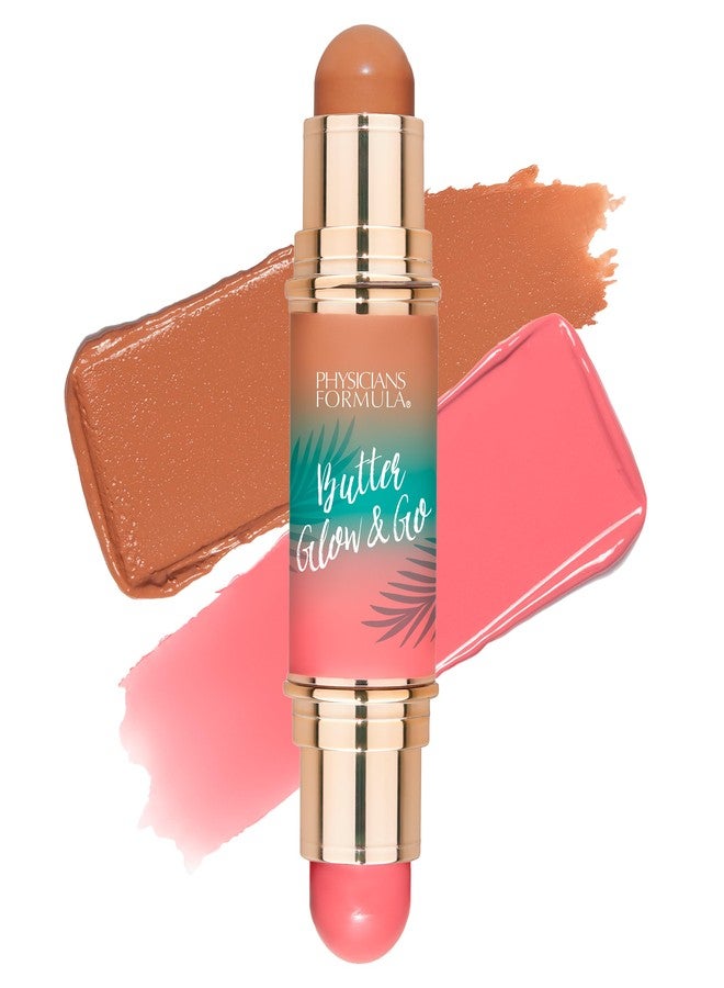 Physicians Formula Butter Glow & Go Multiuse Stick, Ultra-Creamy Radiant Finish Formula with Murumuru Butter, Vegan & Cruelty-Free- Sunkissed Rose - Image 1