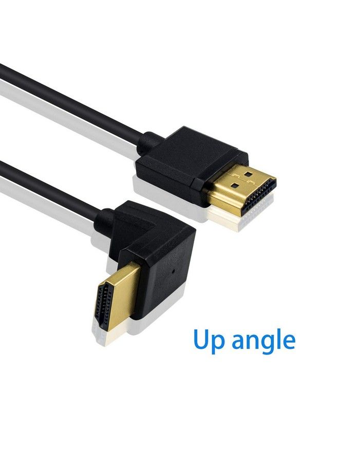 Duttek 4K Hdmi Cable Hdmi To Hdmi Cable Extreme Thin Up Angled Hdmi Male To Male Extender Coiled Cable For 3D And 4K Ultra Hd Tv Stick Hdmi 2.0 Cord Extension Converter(Hdmi Extender) (1.2M 4Ft) - Image 3