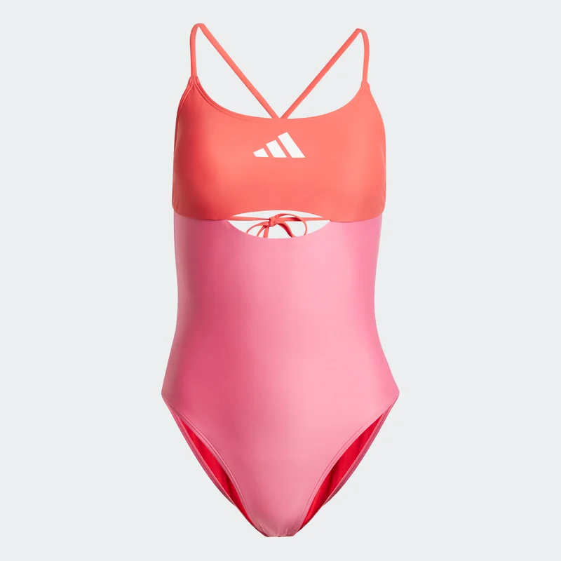 اديداس اوريجينالز سباحة مبطنة بألوان متضاربة وظهر على شكل حرف