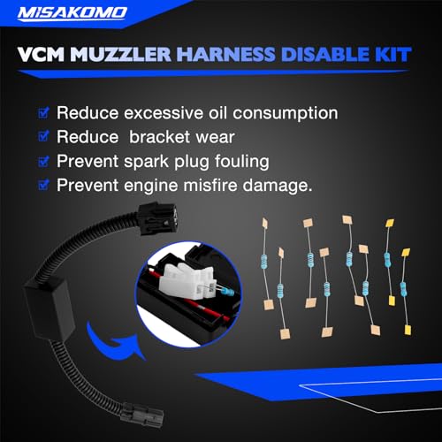 Misakomo VCM Muzzler Harness Disable Kit - Fit for 3.5L V6 Engine with VCM, Compatible with 2013+ Acura, 2009+ Pilot, 2008+ Accord, 2007+ Ridgeline, Odyssey - Image 2