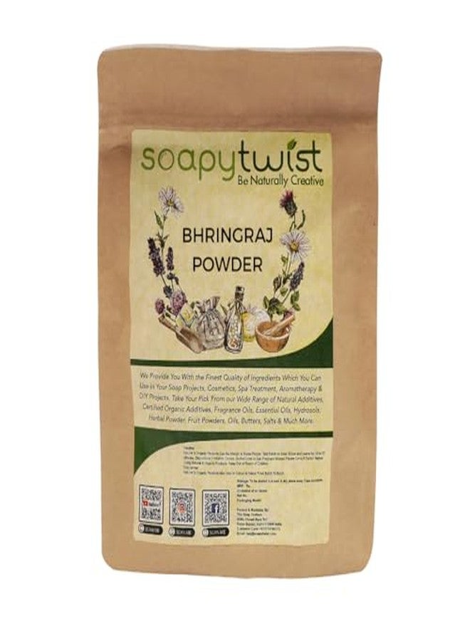 Soapy Twist Bhringraj Powder - 100g for Face Pack, Lip Scrub & Body Scrub - Image 2