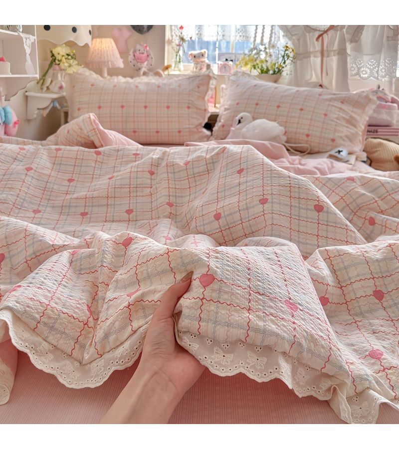 Summer Air Conditioner Blanket Soft Skin Friendly Breathable Sweat Absorbing Comfortable Quilt With Rocking Horse Print Size 78 74 By 90 55 Inches - Image 2