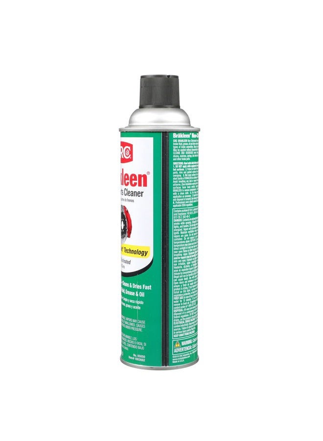CRC Brakleen (05050-12PK) Chlorine Free Brake Parts Cleaner with PowerJet Technology, 14 oz, (Pack of 12) - Image 2