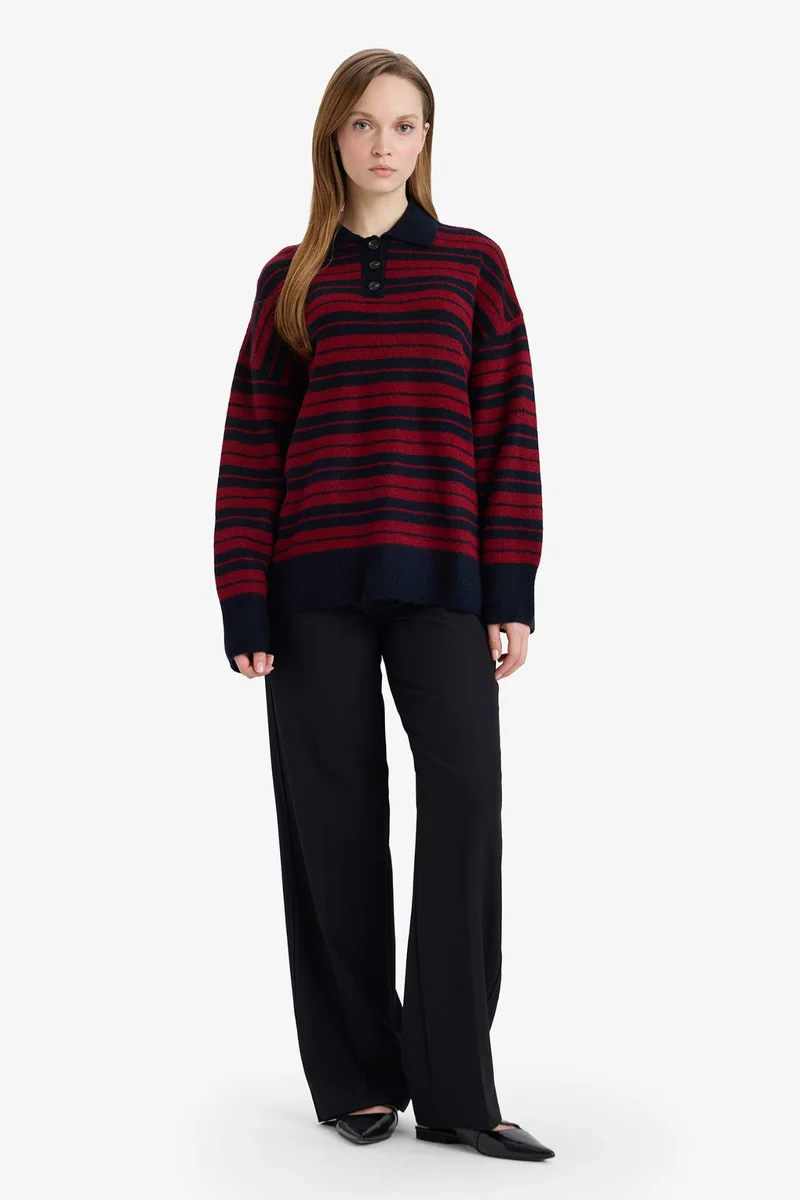 ديفاكتو Loose Fit Knitwear Tunic