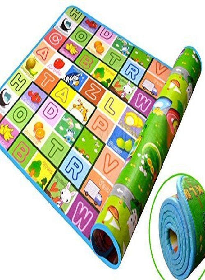 Dhruheer Waterproof Double Side Baby Play Crawl Floor Mat for Kids Picnic School Home with Zip Bag to Carry (120 X 180 CMs) - Image 2