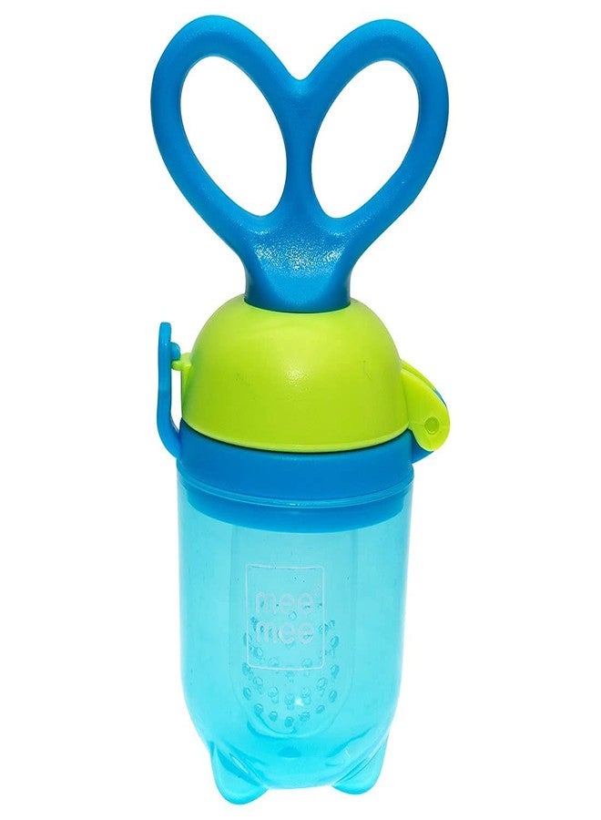 RRJ Silicone Food Fruit Nibbler/Soft Pacifier/Feeder for Baby Fruit and Ultra Care Silicone Fresh Food Nibbler for Fruit and Veggie Rattle Handle for Baby Newborn Nipple | Multicolour - Image 1