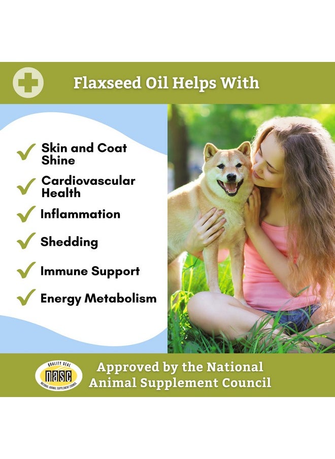 Wholistic Pet Organics Flaxseed Oil: Organic Flaxseed Oil For Horses  Flax Oil Horse Supplement Omega 3 6 Fatty Acids For Cardio, Coat Health  16 Oz  - Image 4