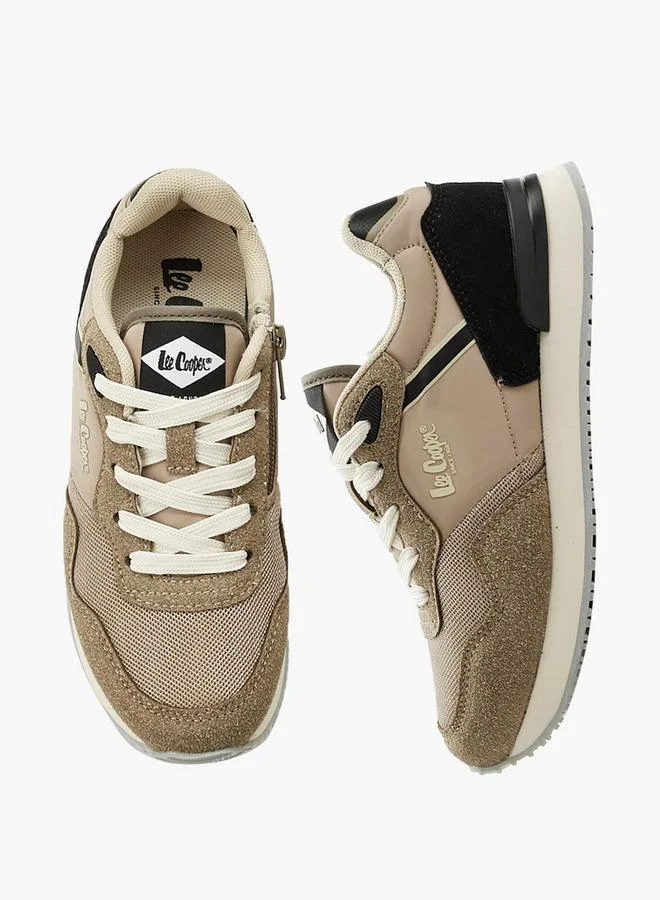 لي كوبر Boys Lace-Up Ankle Sneakers