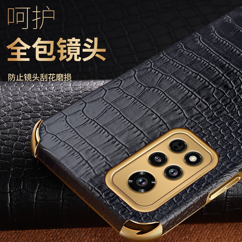 Glory 90pro Phone Case for Magic5 Electroplated Alligator Leather Pattern Enjoy 60 Ring Buckle x40 Protective Case x8 - Image 5