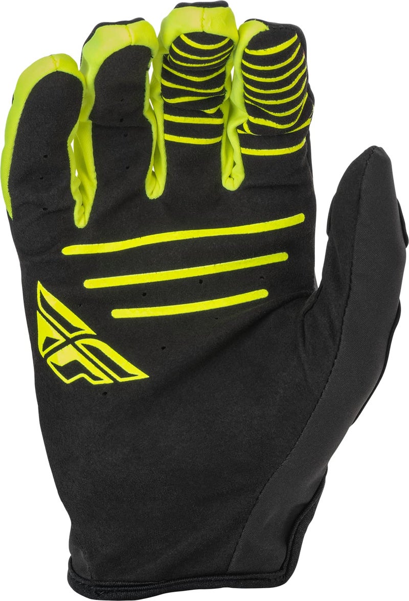 Fly Racing 2022 Adult Windproof Lite Gloves (Black/Hi-Vis, Medium) - Image 2