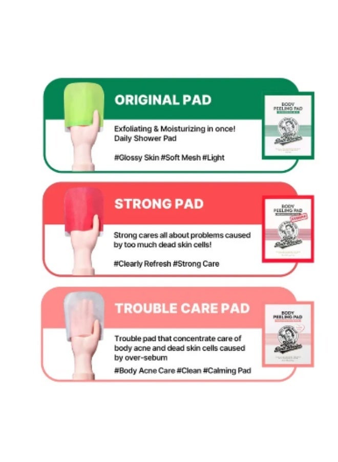 Moms Bath Recipe Body exfoliating gloves (green) - 2 Pieces - removes dead skin and smooths the skin - Image 2