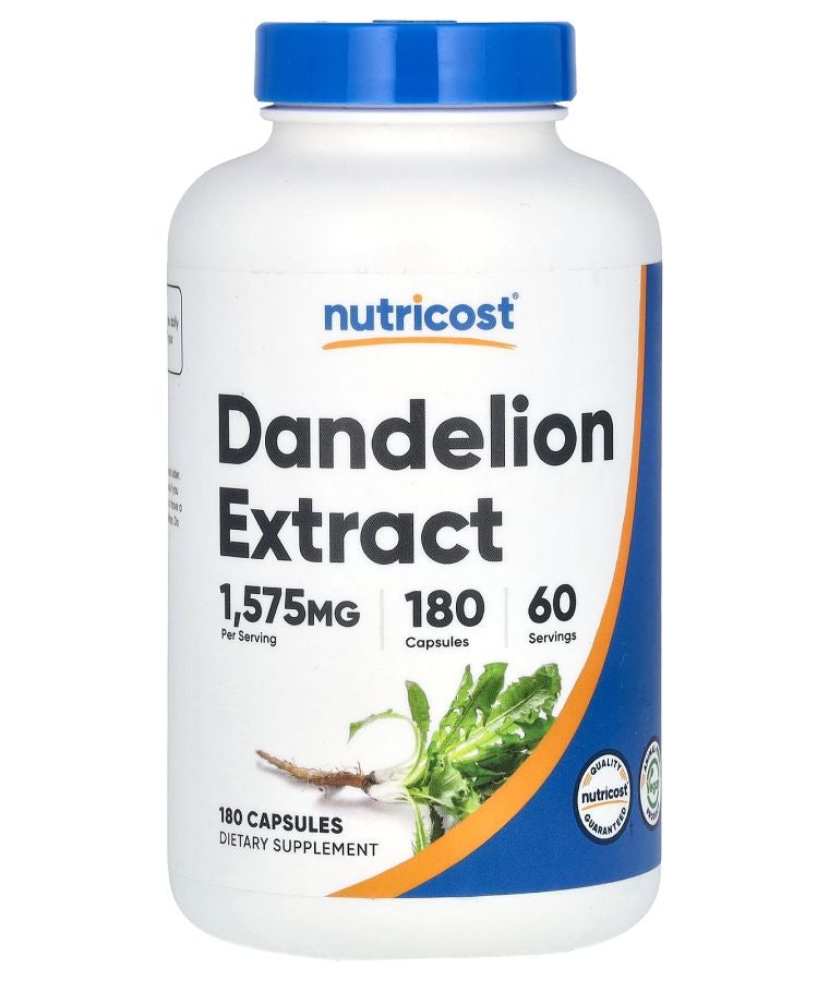 Dandelion Extract 180 Capsules (525 mg per Capsule)