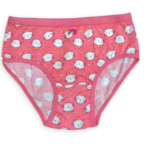 DChica Essentials Printed Cotton Panties for Girls | Comfortable Mid-Waist Hipster Panty with Stretchable Soft Inner Elastic | Kids Full Coverage Breathable Briefs, (Multicolor_12 Years-14 Years) - Image 4