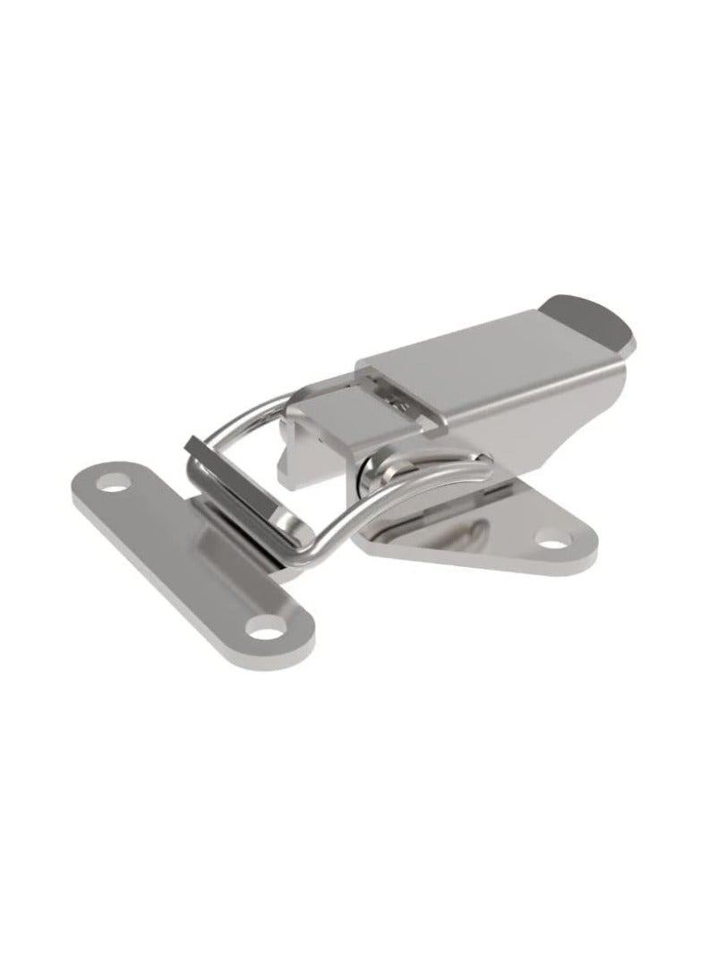 KNP KNP 52mm Nickel Plated Padlock Hasp Lock Hook Set of 10 offers a reliable and stylish security solution for both residential and commercial applications. 