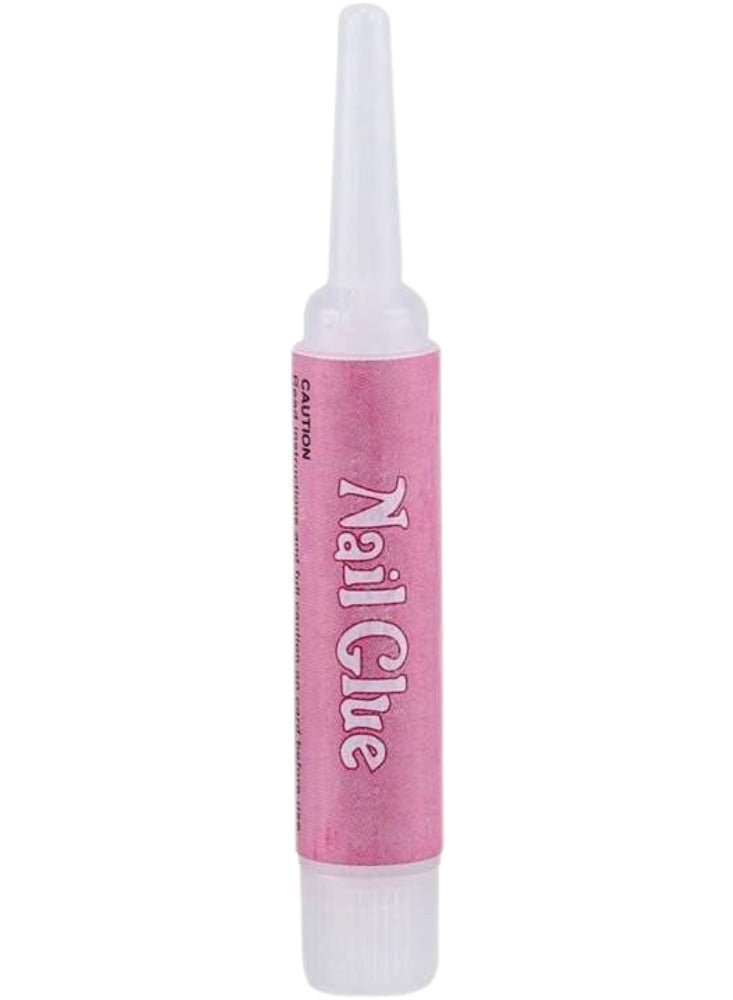 Ultra-Hold Nail Glue for Fake Nails – Long-Lasting Bond & Quick Drying Formula 10x2g - Image 2
