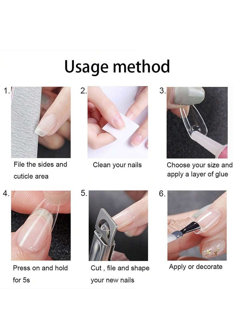 Ultra-Hold Nail Glue for Fake Nails – Long-Lasting Bond & Quick Drying Formula 10x2g - Image 4