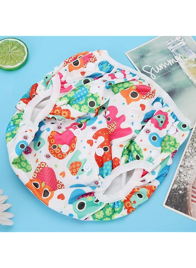 LZMY Reusable Swim Diapers Swim Diaper Reusable Waist Adjustable Washable Waterproof For Baby Shower Gifts For Swimming(D20) - Image 3