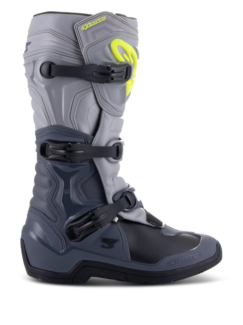 Alpinestars Tech 3 Motocross Boots Dark GreyLight GreyBlack 14