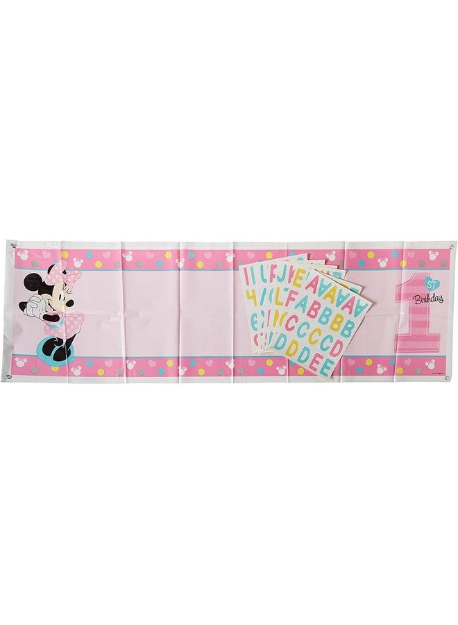 Amscan Disney Minnie'S Fun To Be One Personalized Giant Banner Kit 1 Pack - Image 3