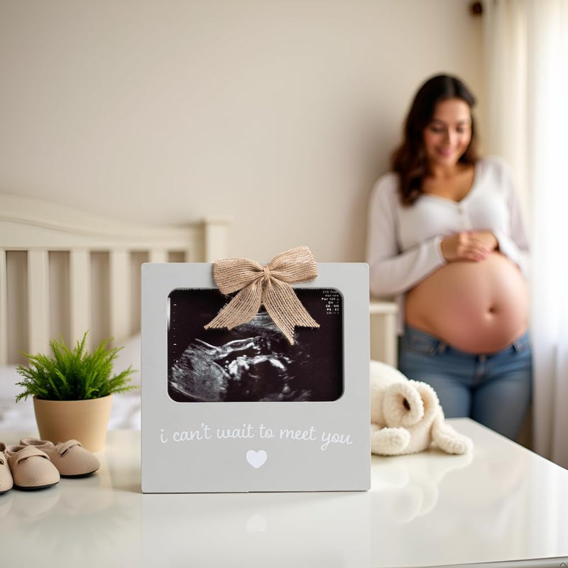 Kate & Milo Sonogram Frame, Ultrasound Picture Frame With Charm, Baby Gift for Expecting Parents, Ideal Pregnancy, Shower and Nursery DÃ©cor - Image 5