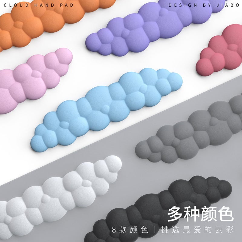 Cloud Keyboard Holder Memory Foam Silicone Leather Mouse Mat Wrist Pad Wrist Support - Image 4