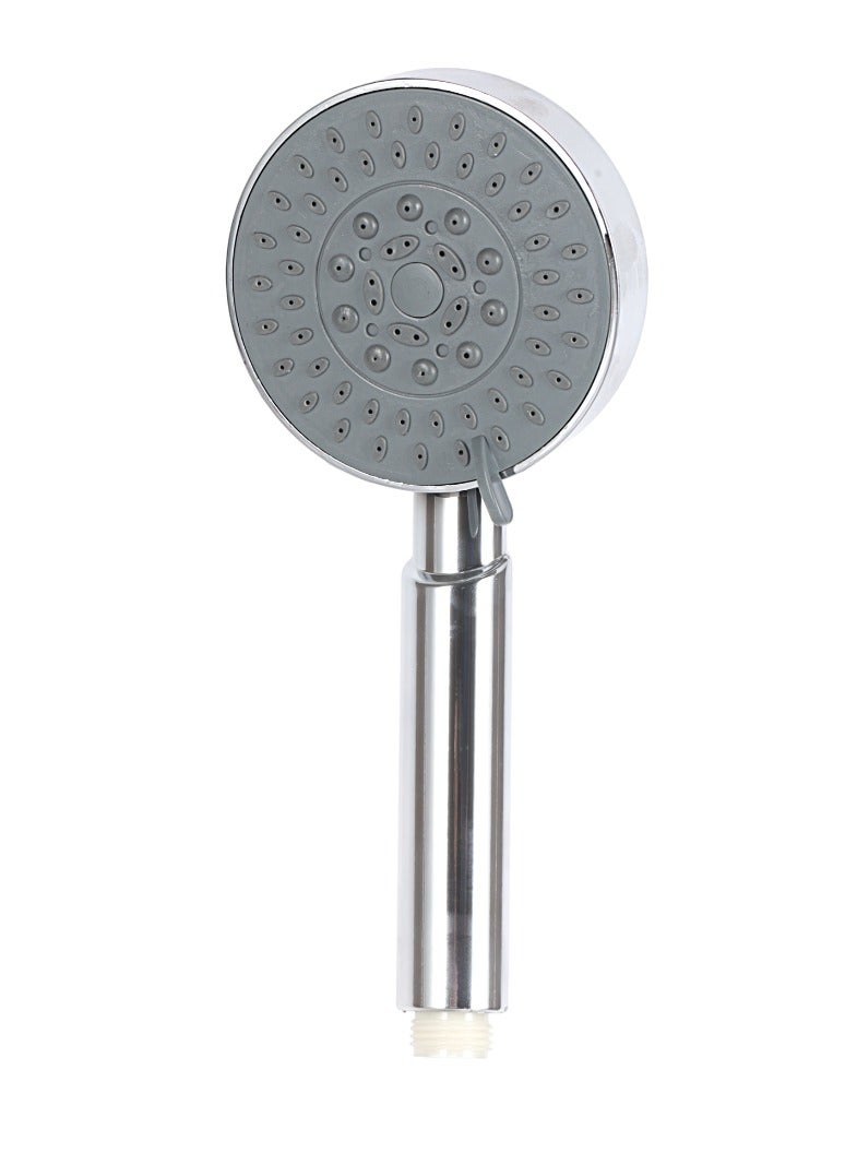 Epsilon Hand Shower Set- EPSBA1533/ Round Shape, 100 mm Diameter, 240 mm Length/ Plastic Material Bathroom Fitting, UV Plated/ with 1.2 m Stainless Steel Hose and Holder, Perfect for Cabin, Tub, Bathrooms - Image 5