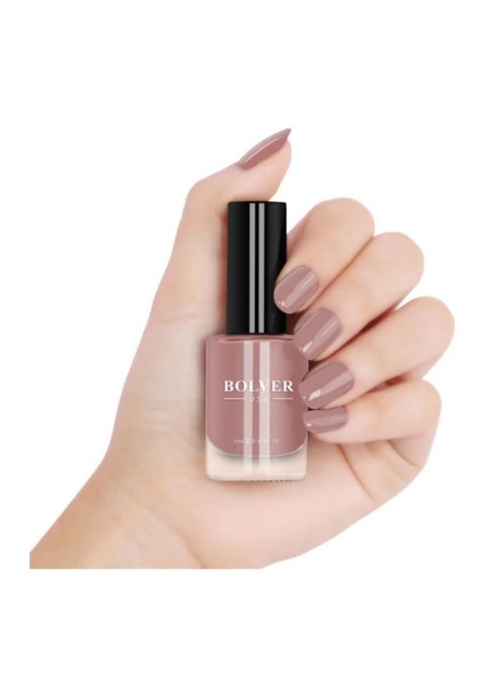 بولفر طلاء أظافر بلون غير لامع وردي