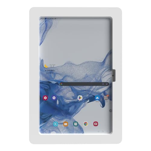 TABcare Security Anti-Theft Acrylic VESA Enclosure for Samsung Galaxy TAB A9+ 11 A11+ Tablet with Wall Mount Kit (White) - Image 3