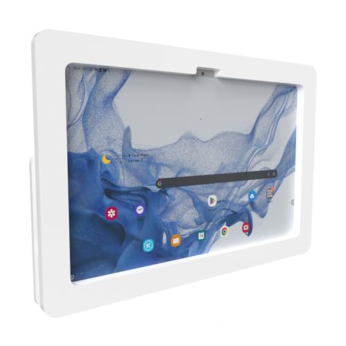 TABcare Security Anti-Theft Acrylic VESA Enclosure for Samsung Galaxy TAB A9+ 11 A11+ Tablet with Wall Mount Kit (White) - Image 4
