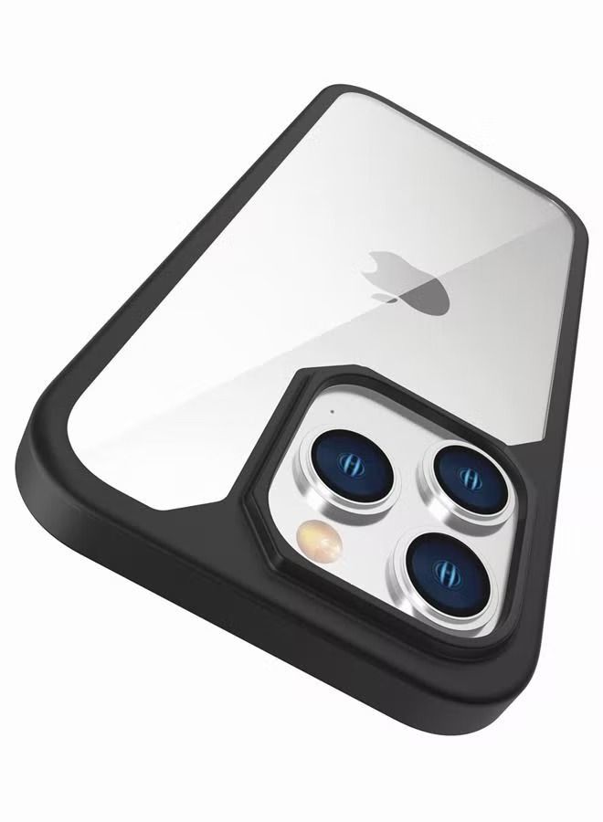 IAF Clear Case for iPhone 14 Pro/14 Pro Max Military-Grade Drop Protection Anti-Yellowing Slim Phone Case, Hard Back TPU Bumper Shockproof Anti-Scratch Cover - Image 1