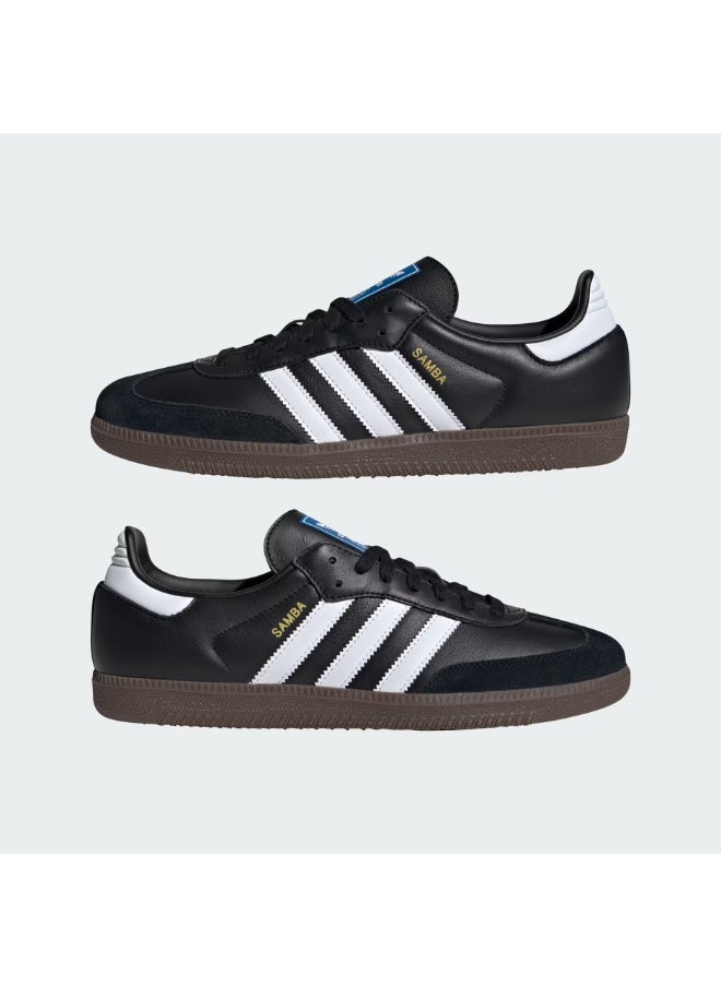 Adidas - Samba OG Shoes - Core Black / Cloud White / Gum - Image 1