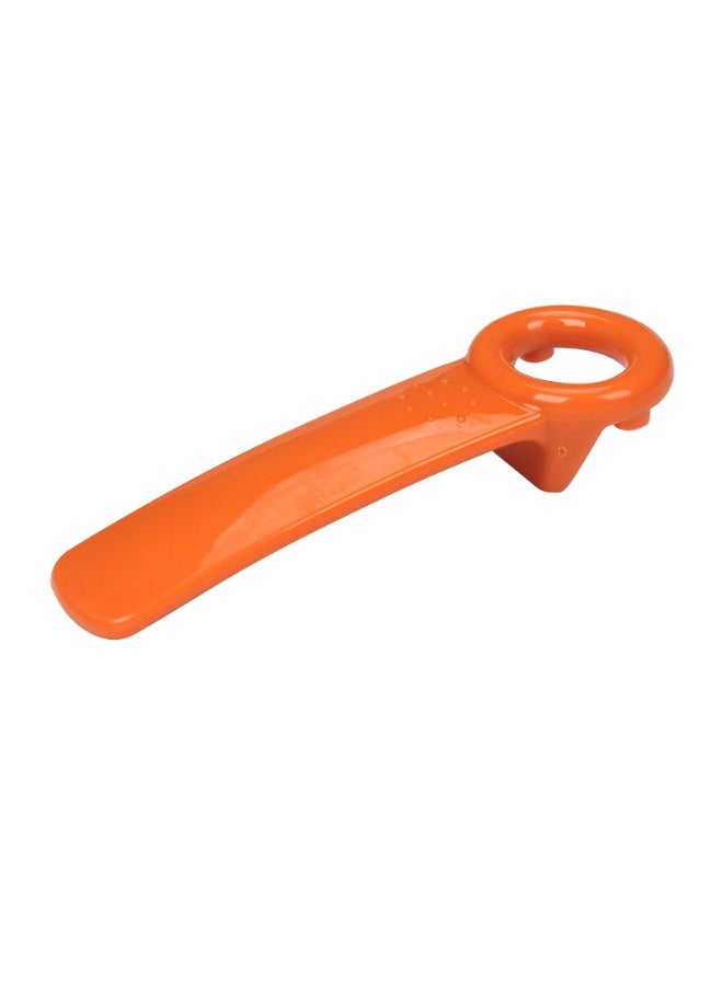 NIBEMINENT Cross-border hot sale multi-function can opener beer can opener Factory Direct in stock plastic color bottle opener Orange 