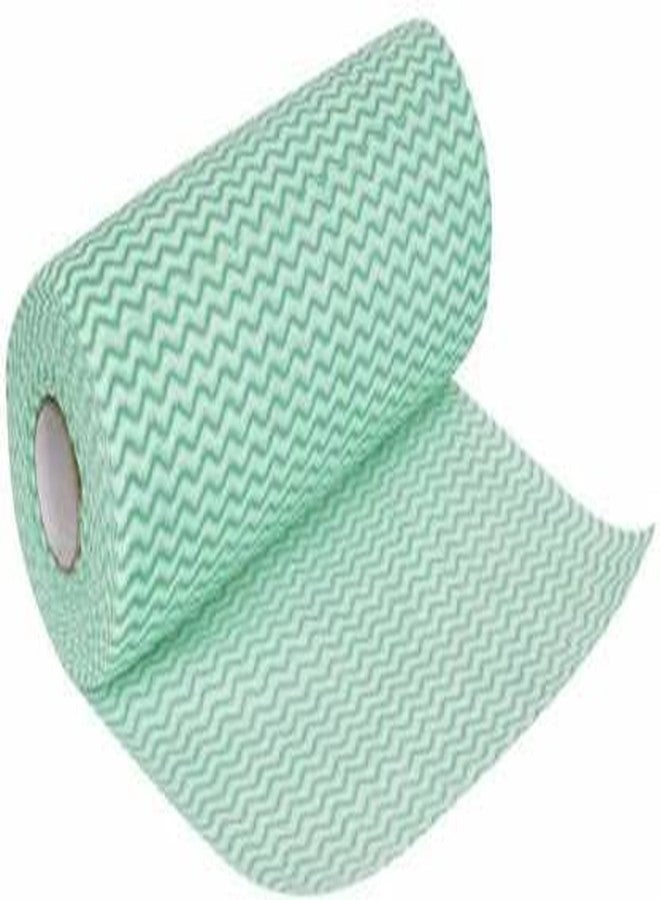 Shopfleet Wooven Fabric Disposable Handy Wipe Cleaning Cloth Roll (Pack of 1-80 Pulls) Multicolor - Image 1