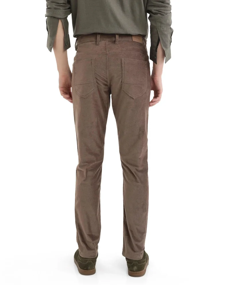 Rare Rabbit Men's Regular Fit Solid Trouser