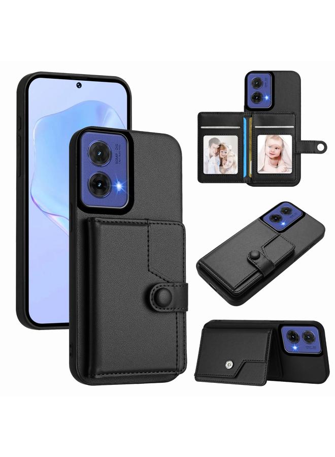 S-TOP Case For Motorola Moto G85 EU Version Button Card Bag RFID Anti-theft Phone Case - Image 1