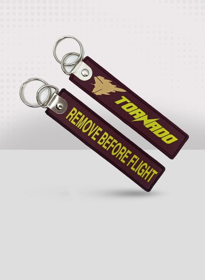 فايتر جيفتس سلسلة مفاتيح من القماش البني تورنادو
