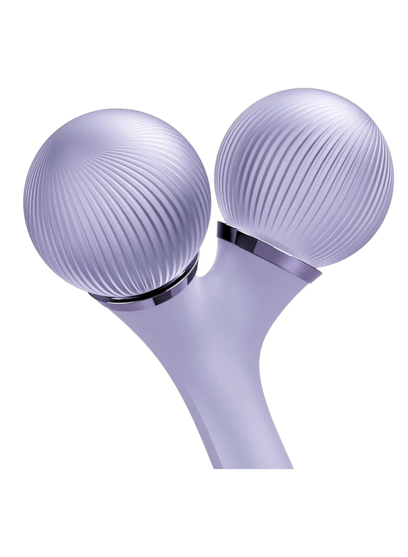 جيسكي GESKE SmartAppGuided Sonic Facial & Body Roller | 4 في 1 | ديرما رولر | محفز لنعومة الجلد للوجه والجسم | ديرما رول | أسطوانة احترافية للوجه والجسم | للعناية بالبشرة وروتين الجمال