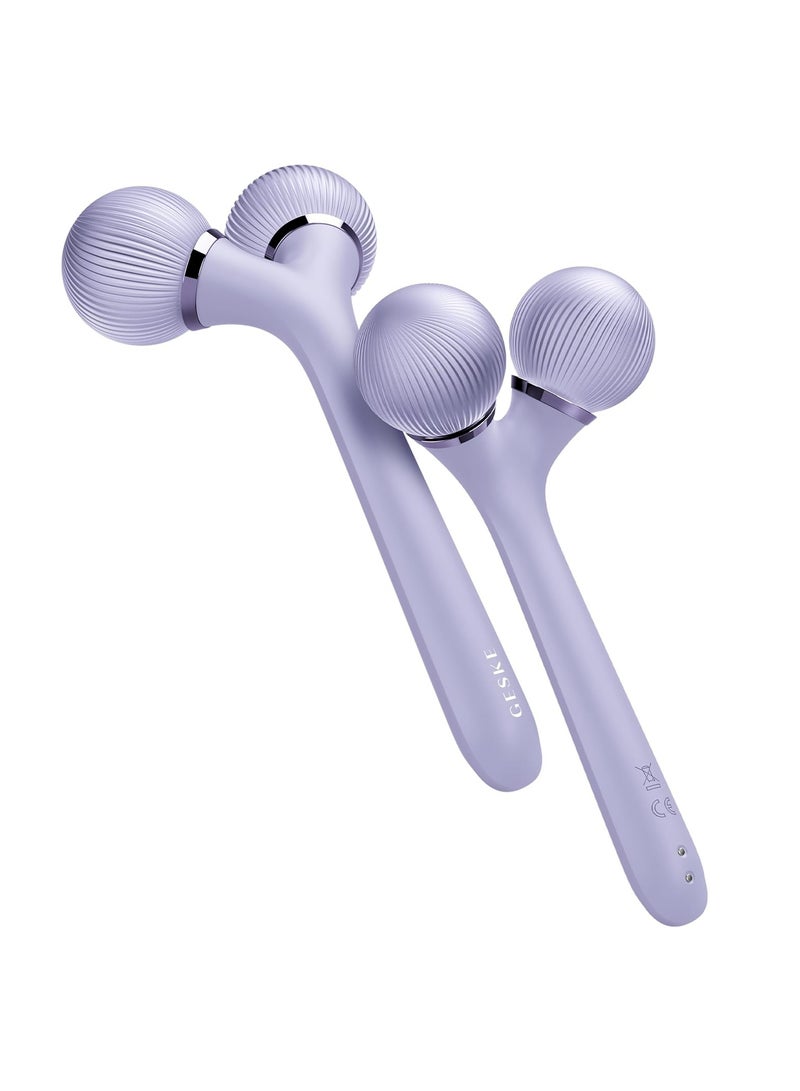 Smart App Guided Sonic Facial & Body Roller | 4 In 1 | Derma Roller | Facial & Body Dermasmooth Stimulator | Derma Roll | Professional Facial & Body Roller | For Skincare And Beauty Routine
